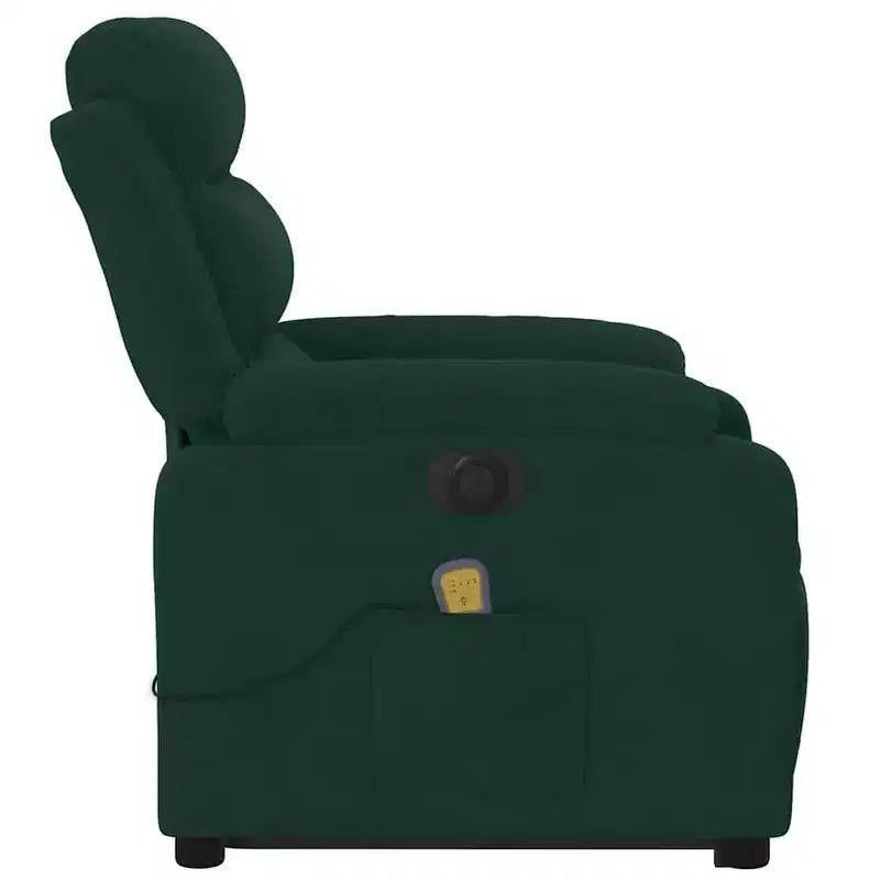 vidaXL Stand Up Massage Recliner Chair Dark gray