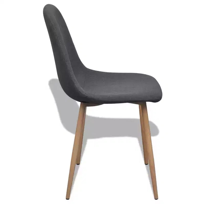 vidaXL Chair Grey Fabric