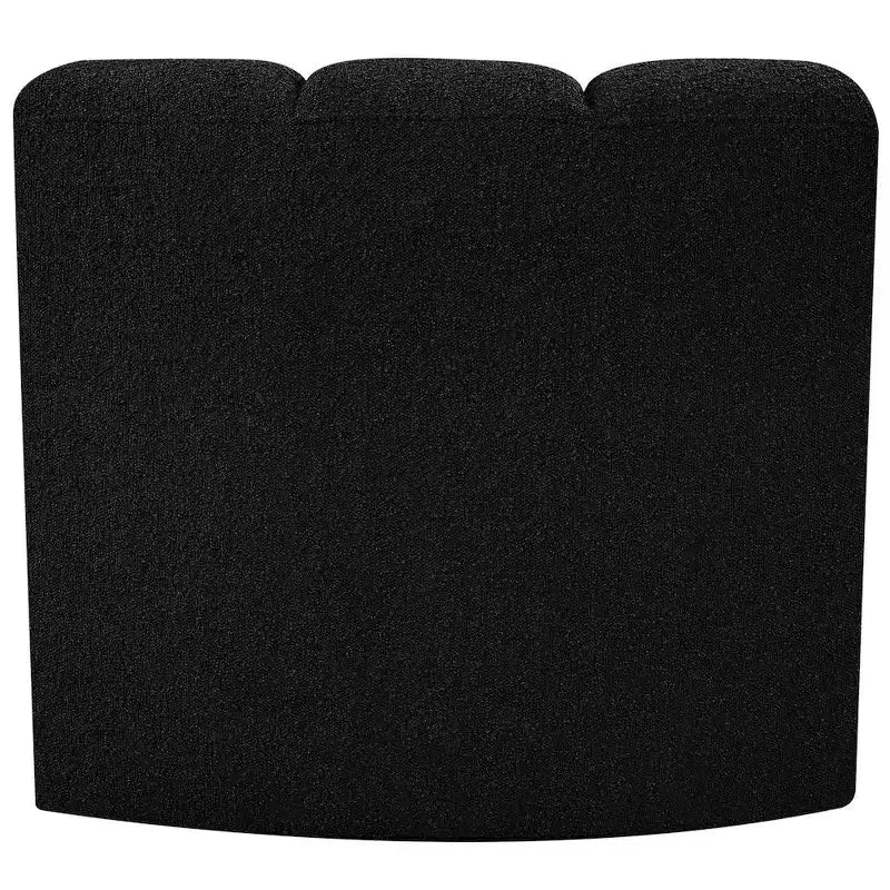 Meridian Furniture Arc Boucle Fabric Curved Corner Chair