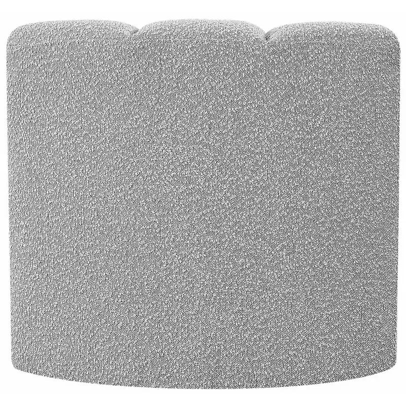 Meridian Furniture Arc Boucle Fabric Curved Corner Chair