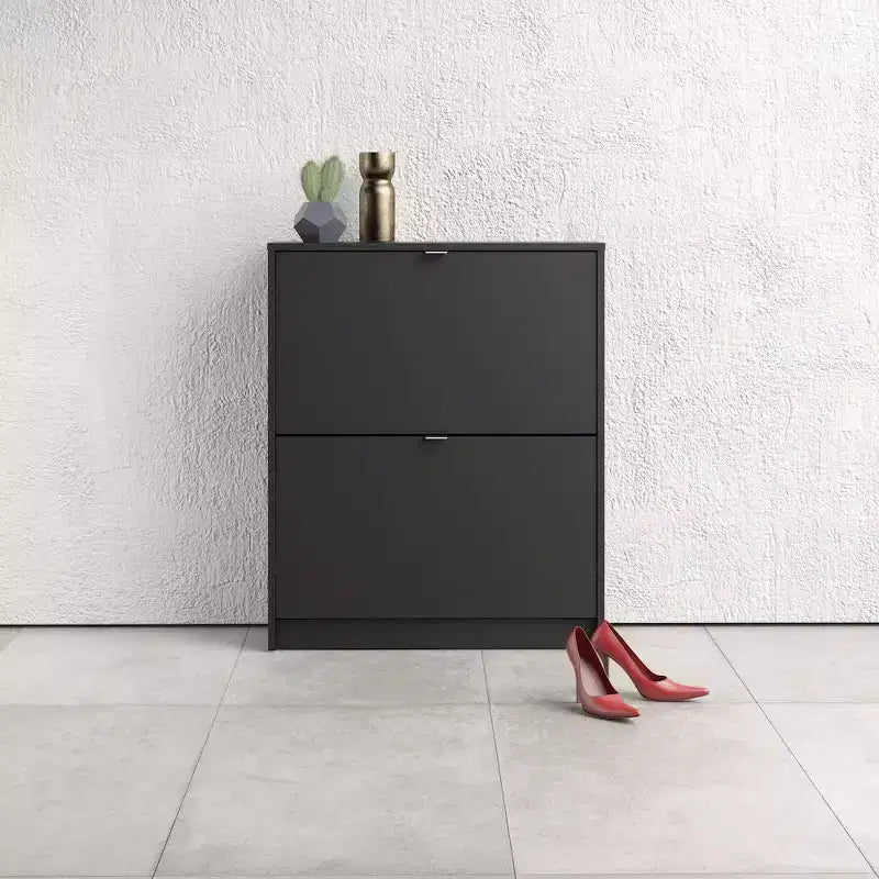 Tvilum, Bright 2 Drawer Shoe Cabinet