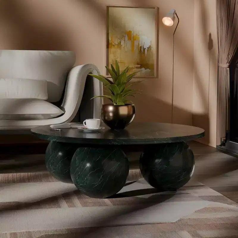 Meridian Furniture Spherical Genuine Marble Coffee Table
