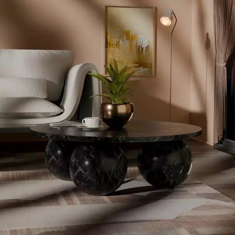 Meridian Furniture Spherical Genuine Marble Coffee Table