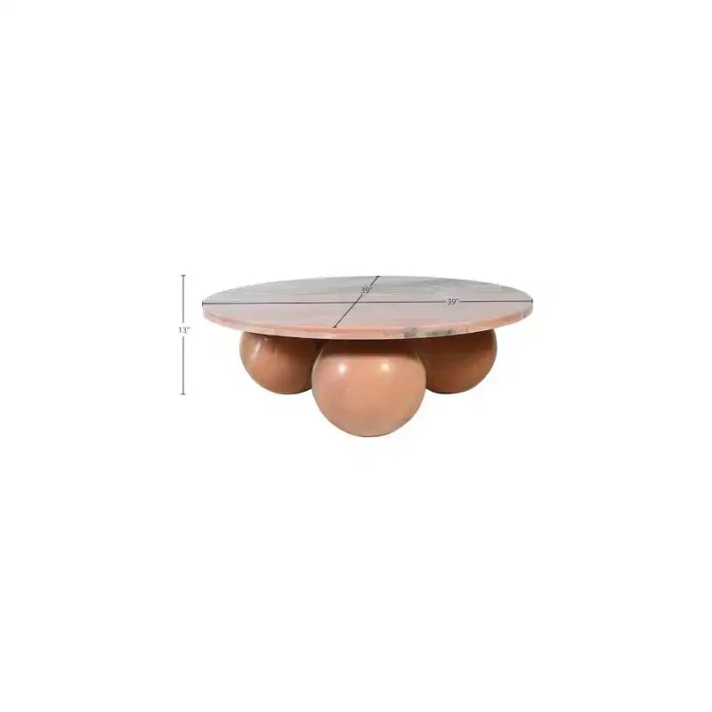 Meridian Furniture Spherical Genuine Marble Coffee Table