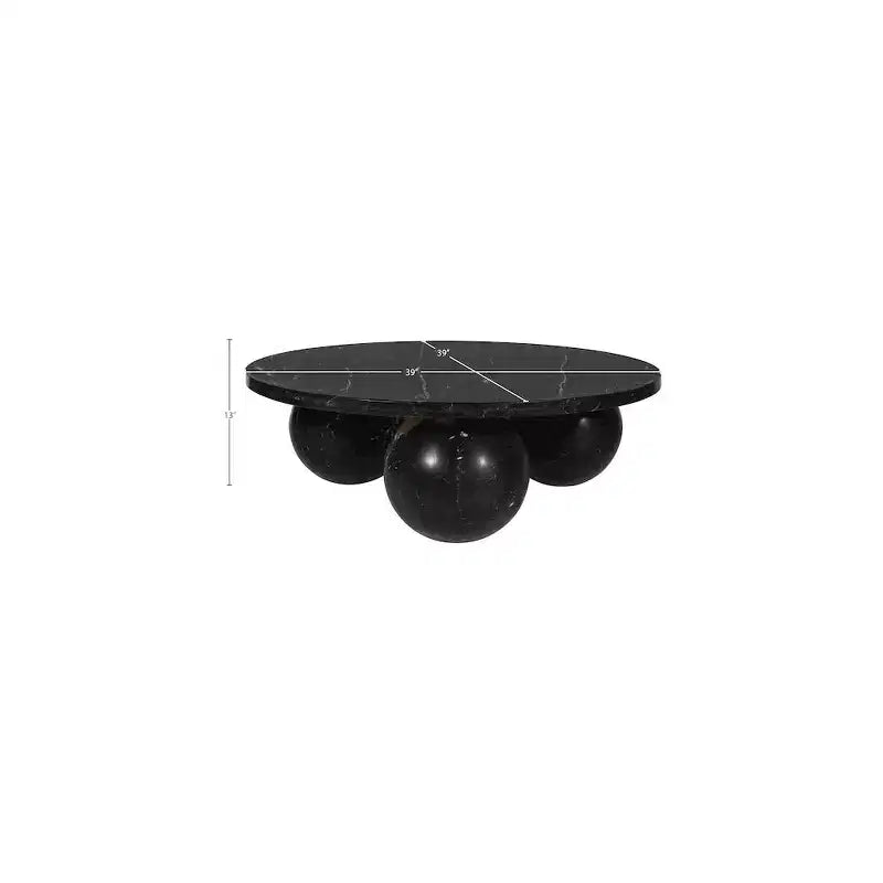 Meridian Furniture Spherical Genuine Marble Coffee Table