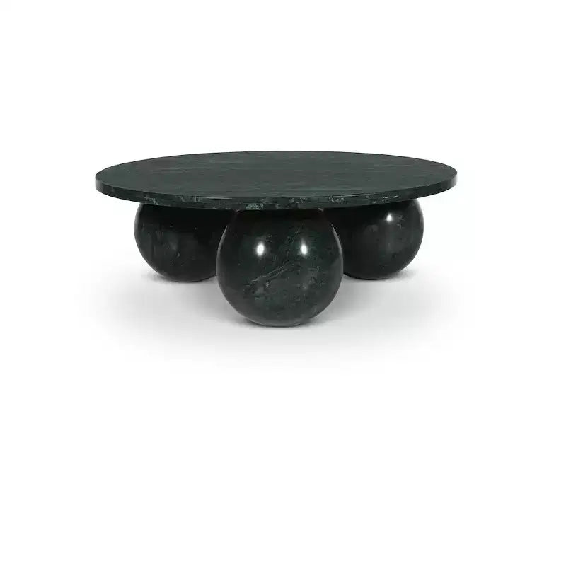 Table basse Meridian Furniture Spherical en marbre véritable