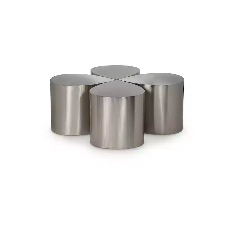 Meridian Furniture Petal Silver Coffee Table