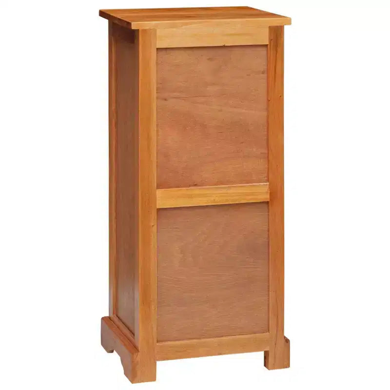 vidaXL Chest of Drawers with Drawer Natural 17.72 x 13.78 x 39.57 in