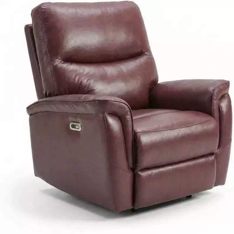 GustoWave Power Recliner Chair With 270 Degree Swivel, Wide PU Leather Seat For Living Room Or Bedroom