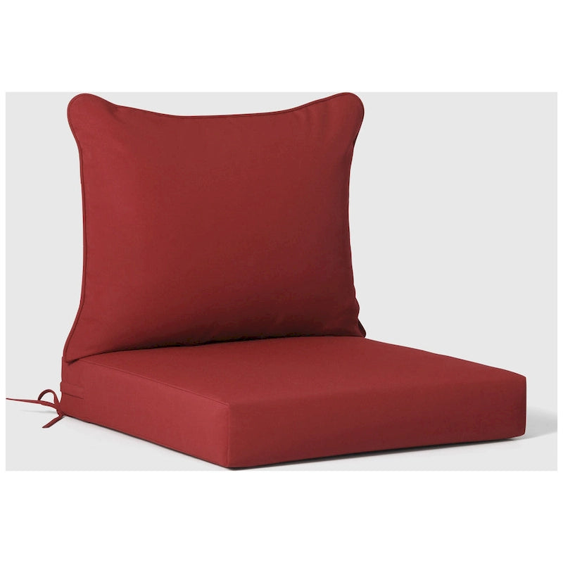 Polytrends Birchwood Canapé d'extérieur 3 places en PEHD aspect bois vieilli résistant aux intempéries, avec coussins (3 pièces)