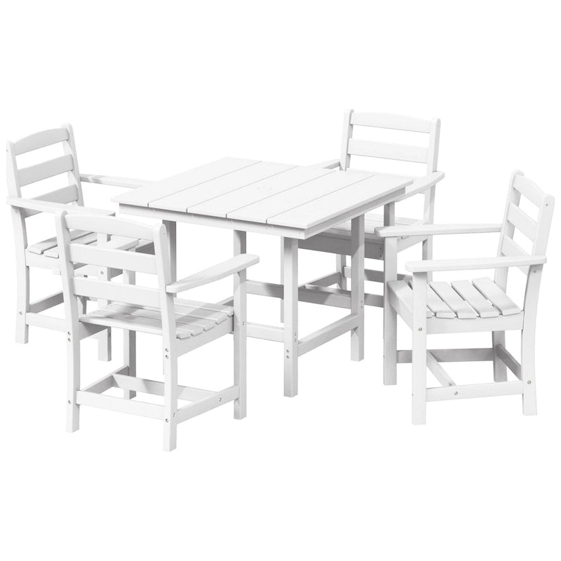 Ensemble de salle à manger 5 pièces avec fauteuils Polytrends Shoreside