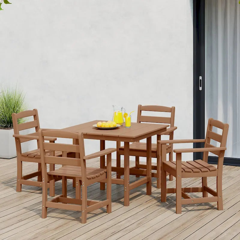 Ensemble de salle à manger 5 pièces avec fauteuils Polytrends Shoreside
