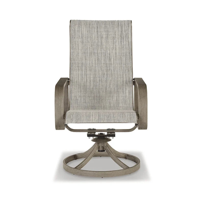 Ensemble repas d'extérieur 7 pièces Signature Design by Ashley Beach Front beige – 42 L x 94 P x 29,63 H