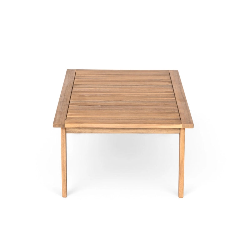 Ensemble de sofa d'extérieur sectionnel 4 pièces en bois d'acacia et corde