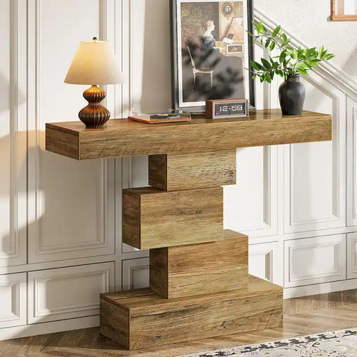 Table console de canapé de ferme en bois de 42,5 pouces pour entrée/couloir