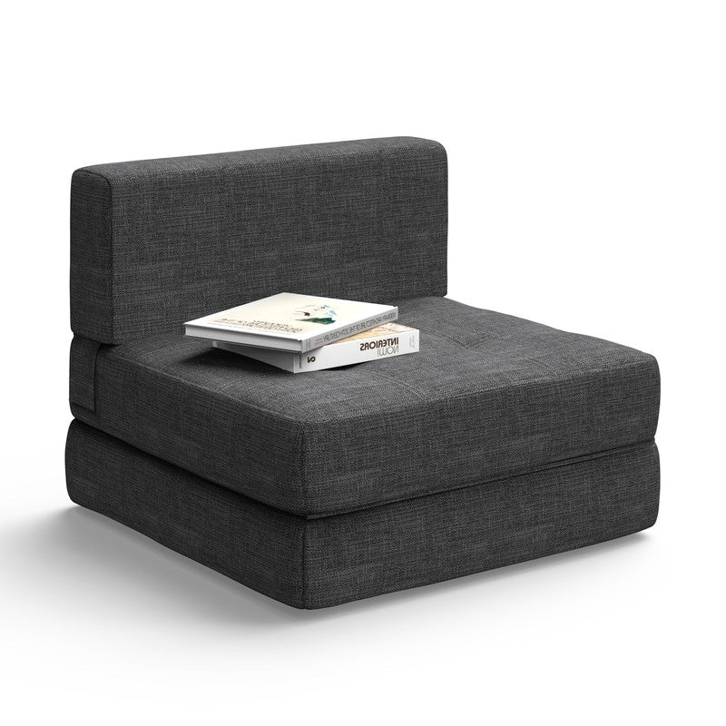 Chaise convertible 3-en-1, Chaise pliante, Lit de repos dépliable