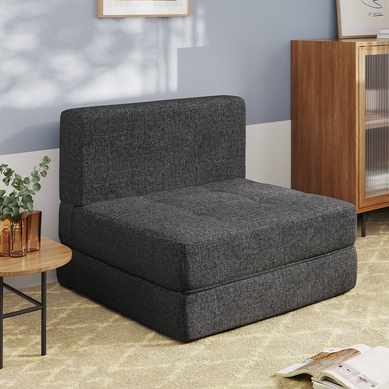 Chaise convertible 3-en-1, Chaise pliante, Lit de repos dépliable