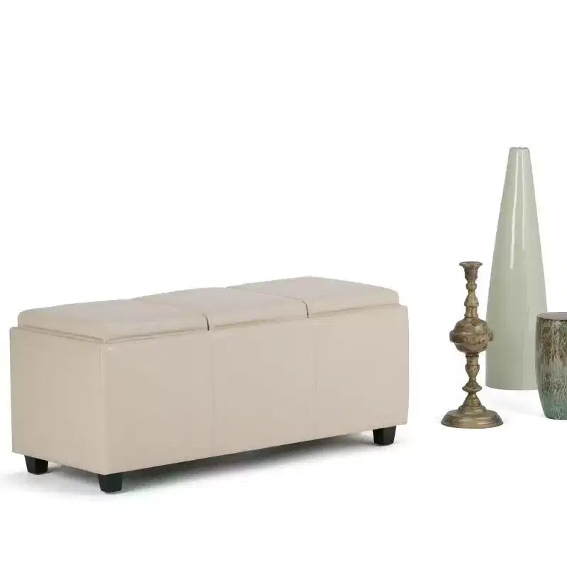 Franklin Storage Ottoman and benches - WyndenHall