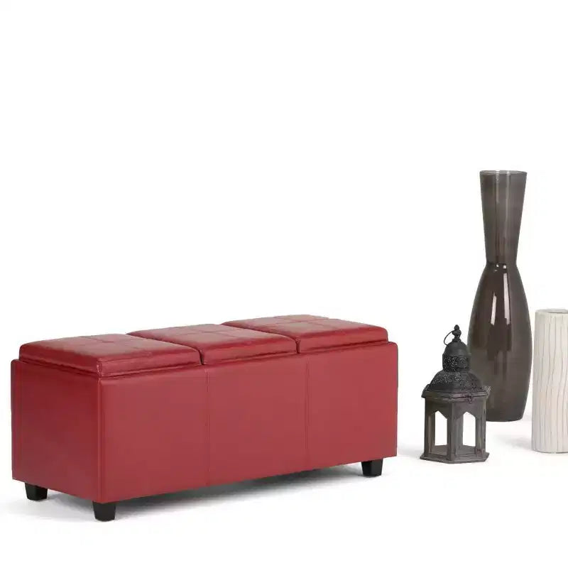 Franklin Storage Ottoman and benches - WyndenHall