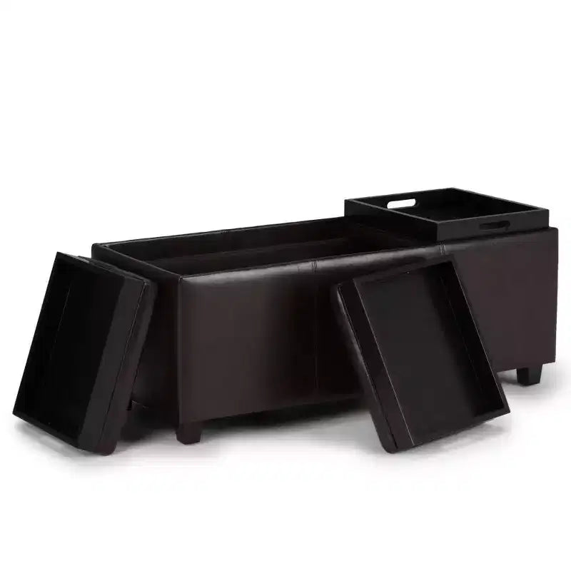 Franklin Storage Ottoman and benches - WyndenHall