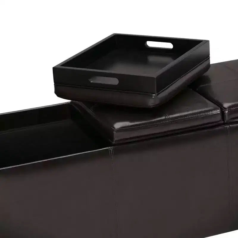 Franklin Storage Ottoman and benches - WyndenHall