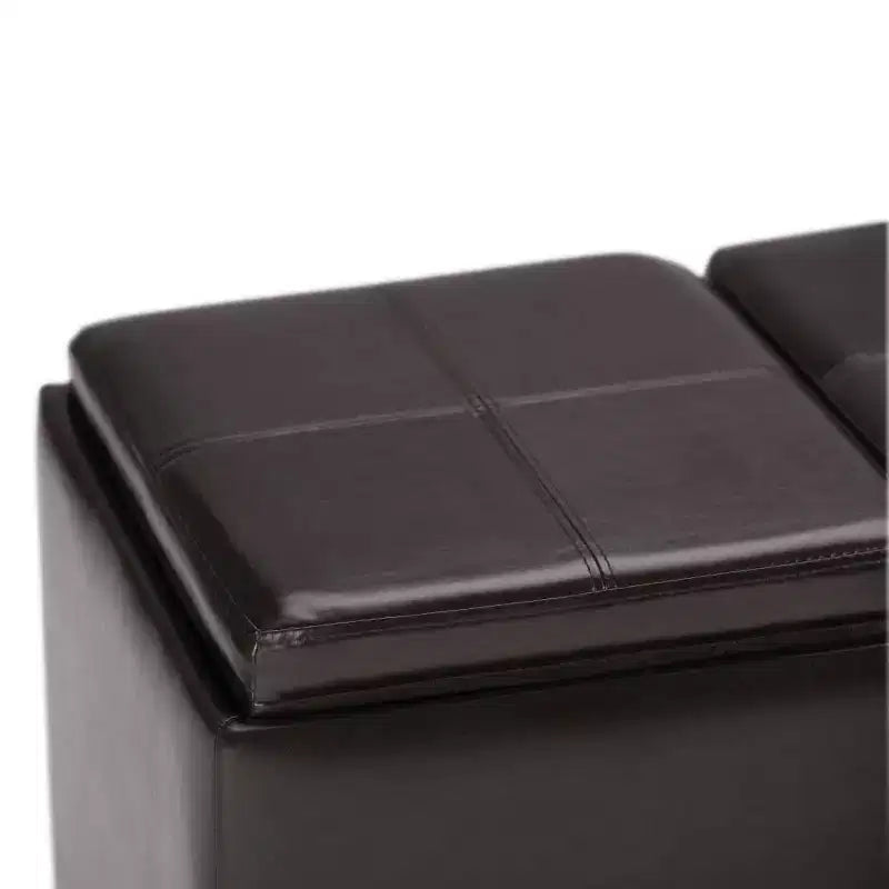 Franklin Storage Ottoman and benches - WyndenHall
