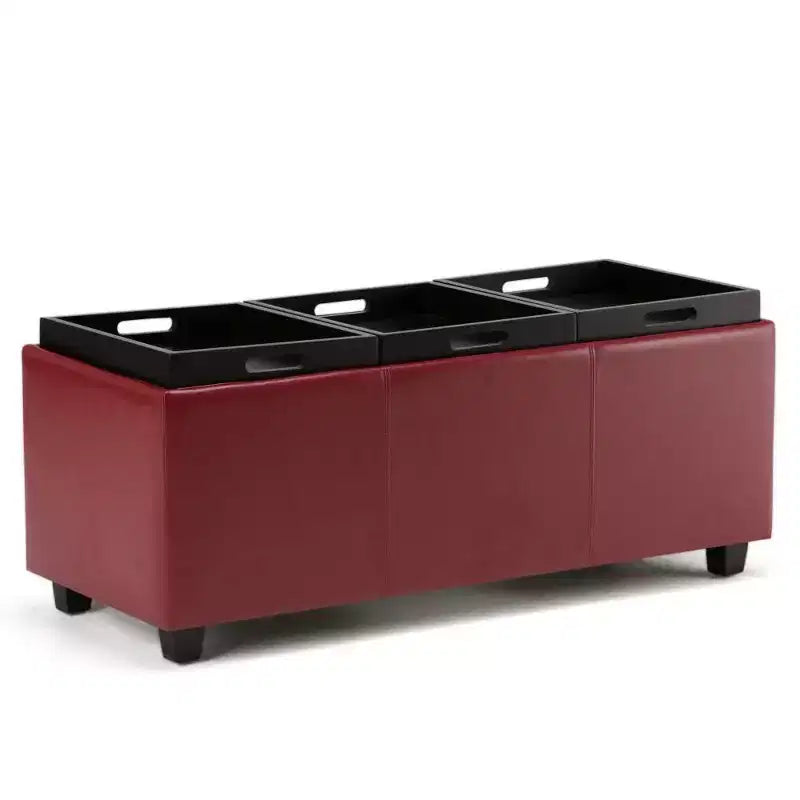 Franklin Storage Ottoman and benches - WyndenHall