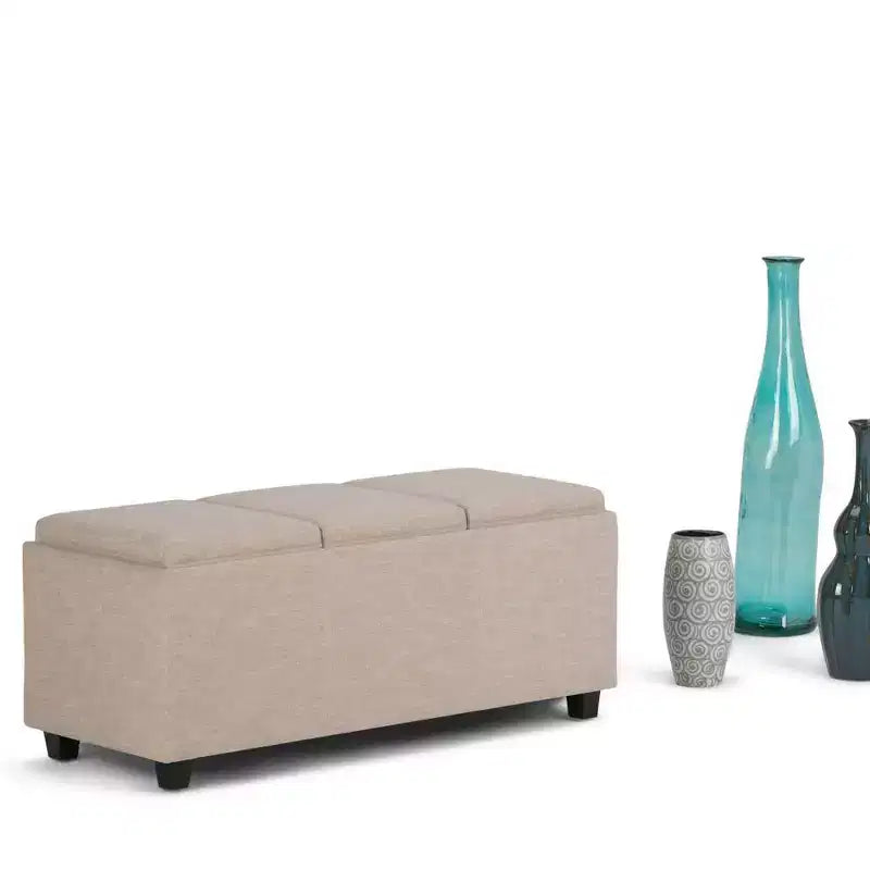 Franklin Storage Ottoman and benches - WyndenHall