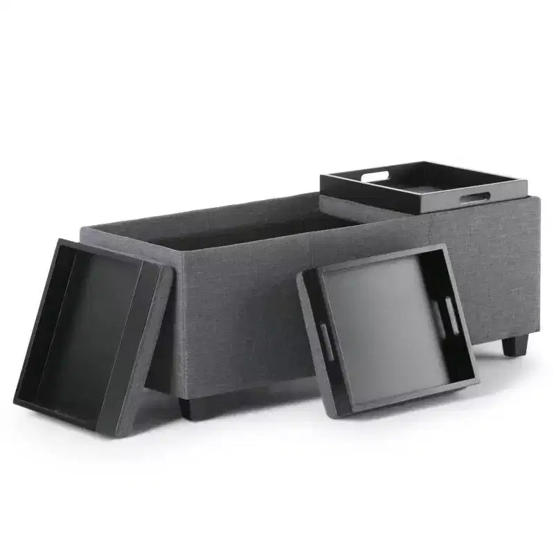 Franklin Storage Ottoman and benches - WyndenHall