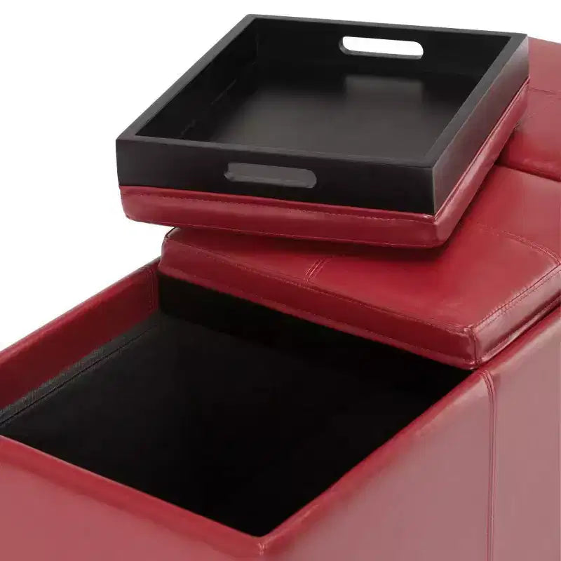 Franklin Storage Ottoman and benches - WyndenHall