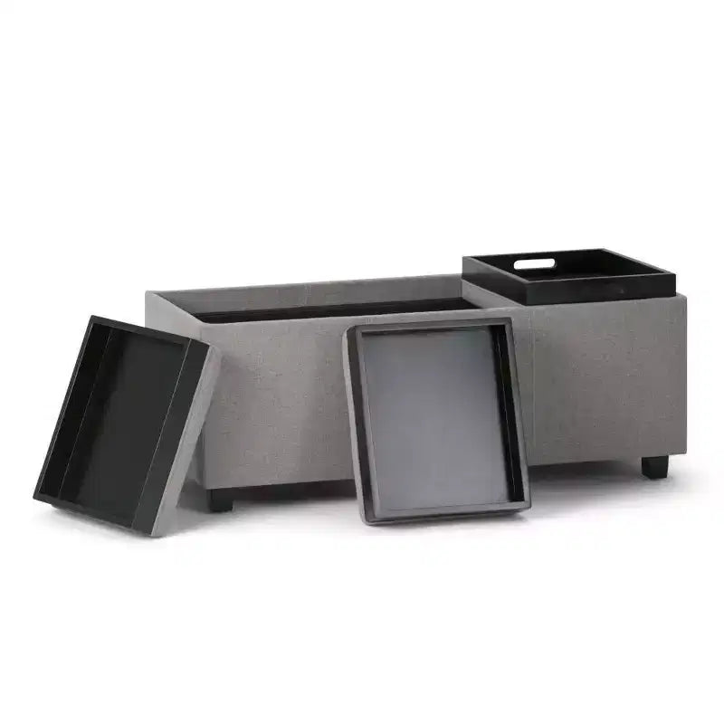 Franklin Storage Ottoman and benches - WyndenHall