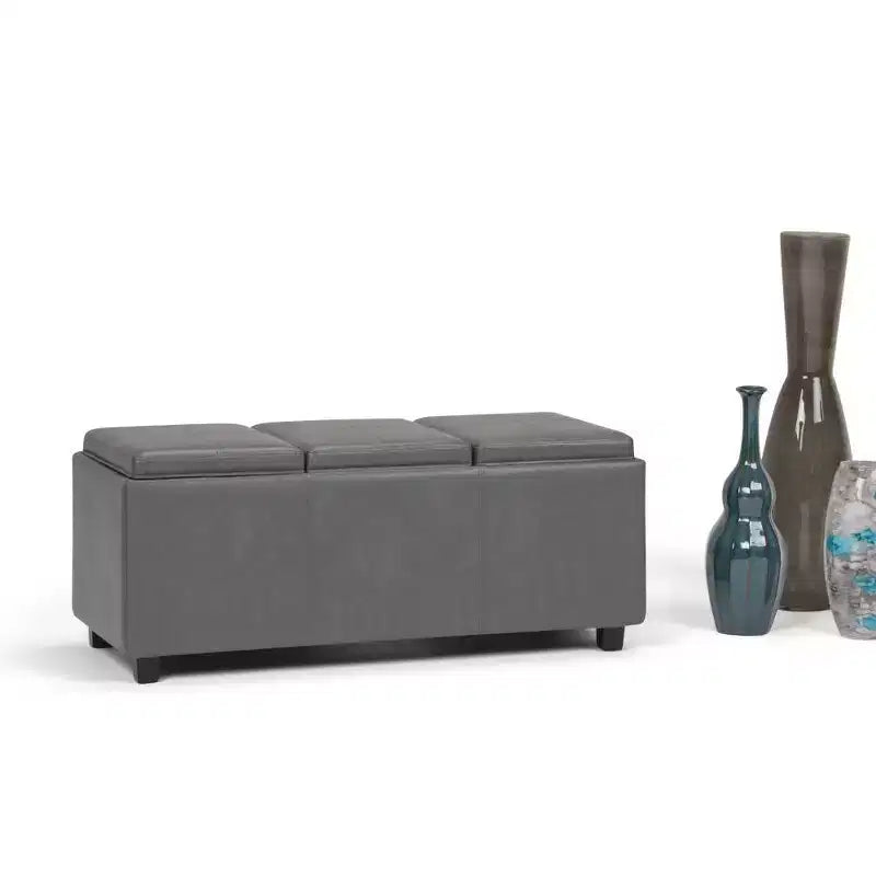 Franklin Storage Ottoman and benches - WyndenHall