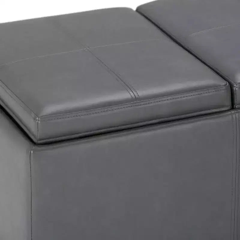 Franklin Storage Ottoman and benches - WyndenHall