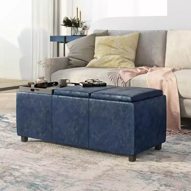 Pouf de rangement et bancs Franklin - WyndenHall
