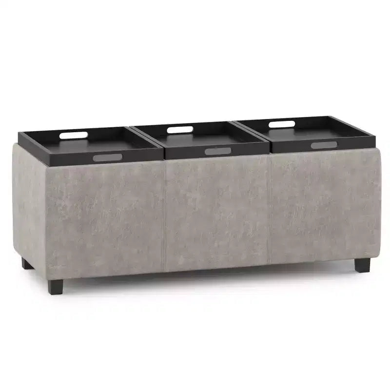 Pouf de rangement et bancs Franklin - WyndenHall