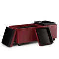 Franklin Storage Ottoman and benches - WyndenHall