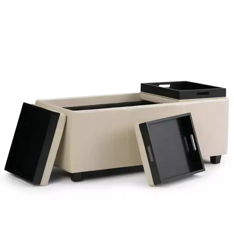 Pouf de rangement et bancs Franklin - WyndenHall