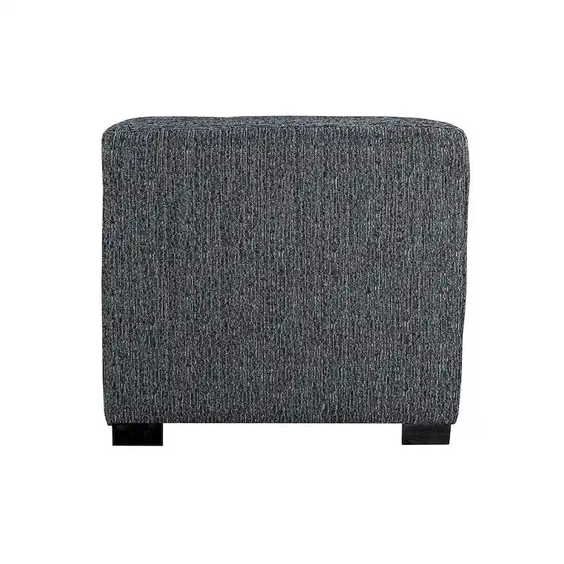 MJL Furniture Pouf carré capitonné 4 boutons Text2 Olivia