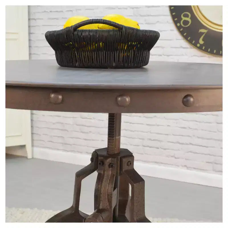 Mundra Adjustable Crank Dining Table - Carolina Cottage