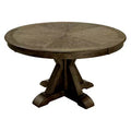 HOMES: Inside + Out Iohomes Jellison Transitional Round Dining Table Light Oak