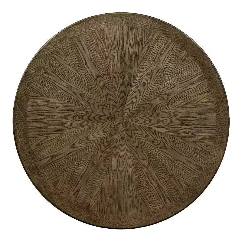 HOMES: Inside + Out Iohomes Jellison Transitional Round Dining Table Light Oak