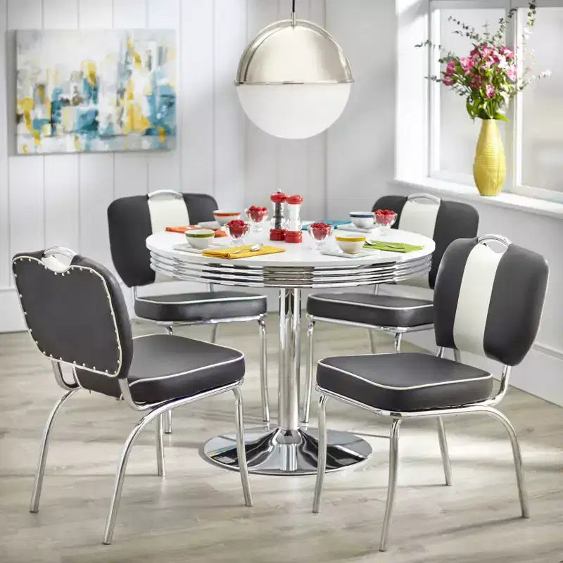 Buylateral Raleigh Retro Dining Table White