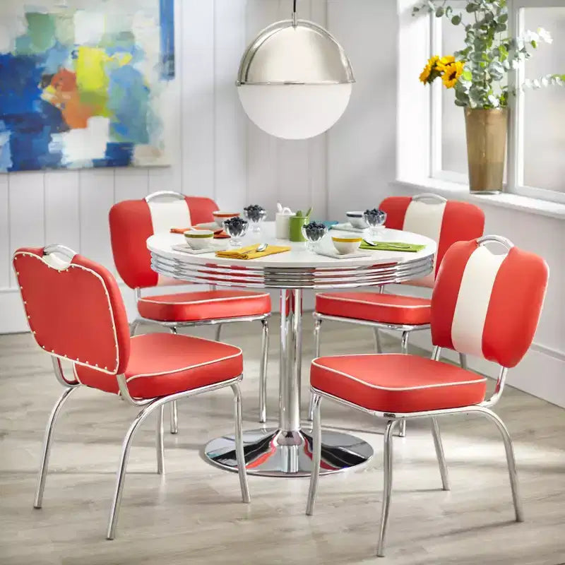 Buylateral Raleigh Retro Dining Table White