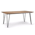 66"x40" Moreno Dining Table Natural - WyndenHall