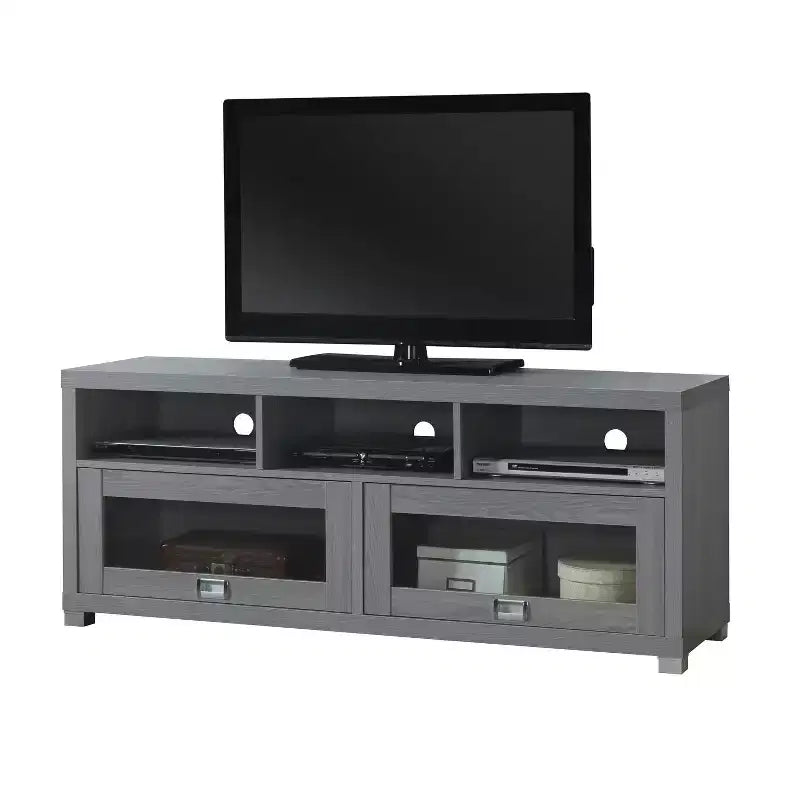 Durbin TV Stand for TVs up to 60" Gray - Techni Mobili