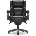 Dearden Big & Tall Executive Chair Bonded Leather Black - La-Z-Boy: Ergonomic, Adjustable, Comfort Core
