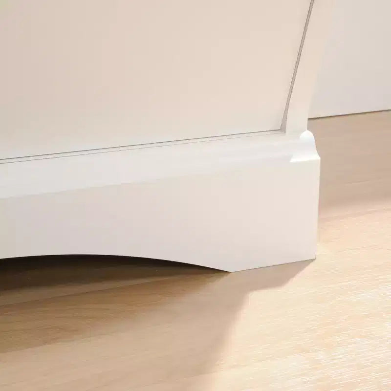 Twin Pogo Bookcase/Footboard Soft White Finish - Sauder