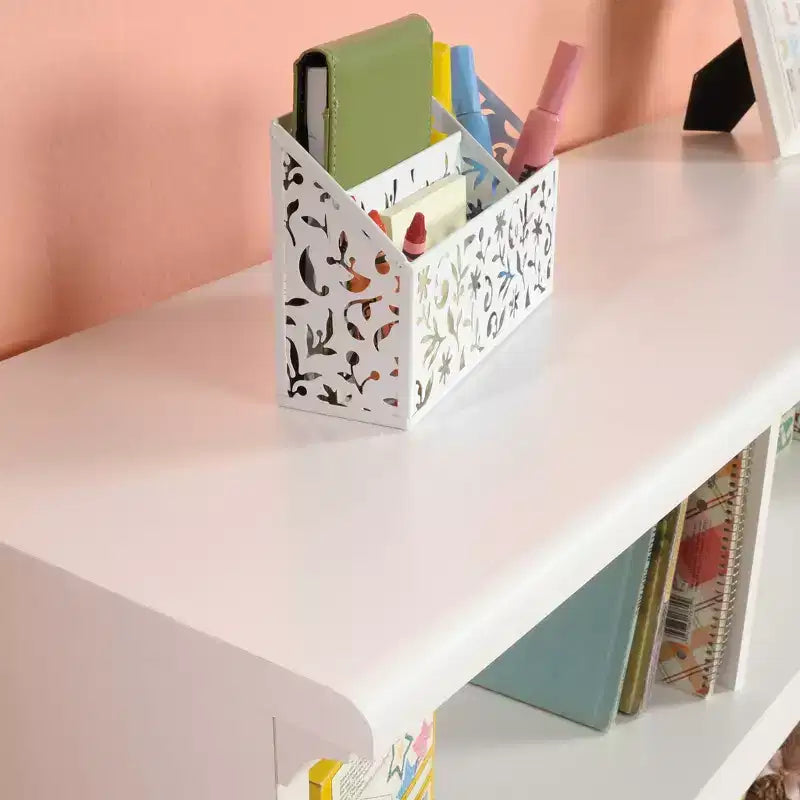 Twin Pogo Bookcase/Footboard Soft White Finish - Sauder
