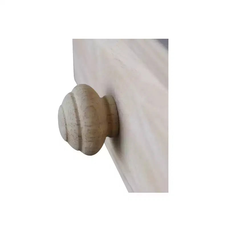 Mission Console Table Unfinished - International Concepts: Solid Parawood, Traditional Design
