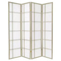 6 ft. Tall Double Cross Shoji Screen - Special Edition - Gray: Hardwood Frame, Lightweight, No Assembly Required